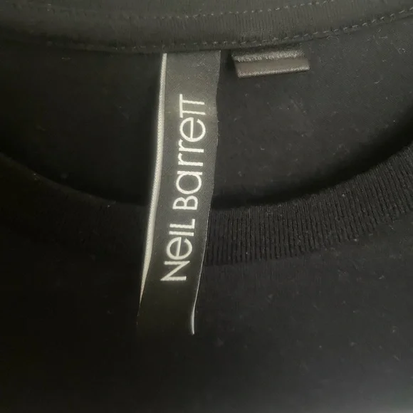 Neil Barrett male model graphic T-shirt - Picture 5 of 6